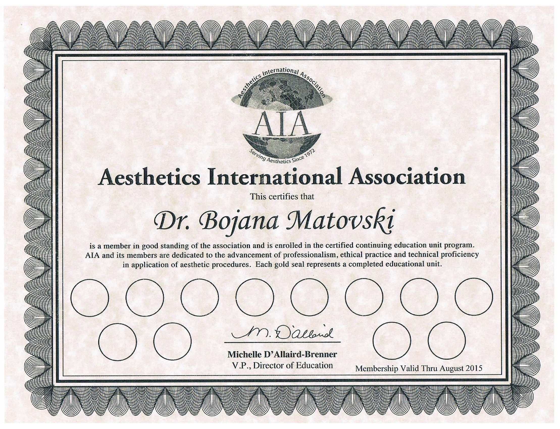 Aesthetics International Association